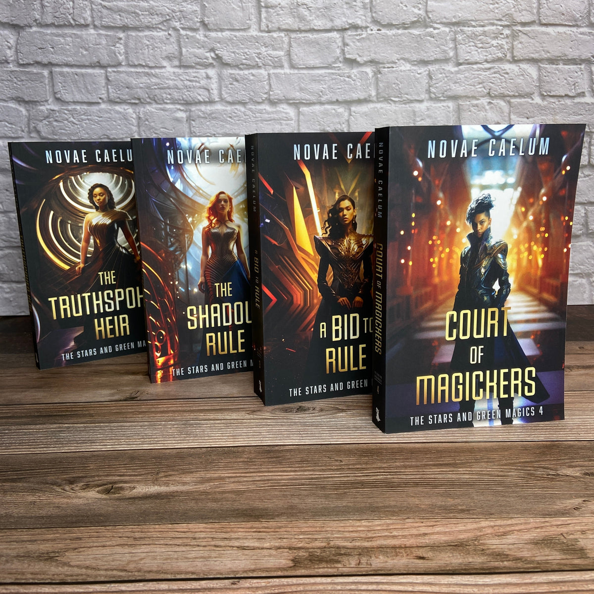 SIGNED Paperback Bundle: The Stars and Green Magics (Books 1-4)