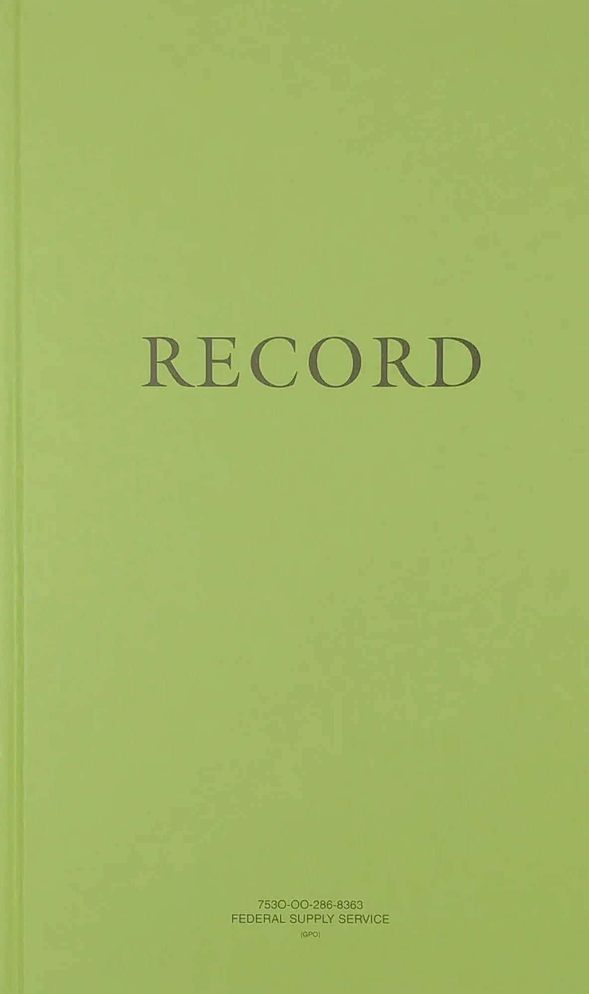 8363 Green Record Book