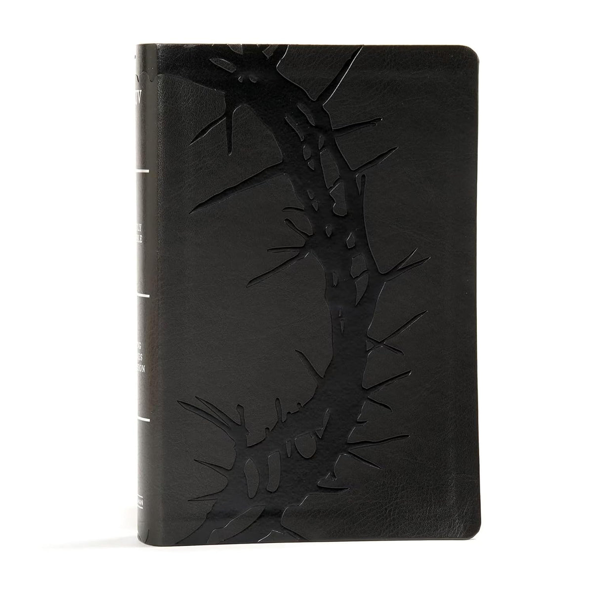 KJV Large Print Personal Size Reference Bible, Charcoal Crown of Thorns Leathertouch
