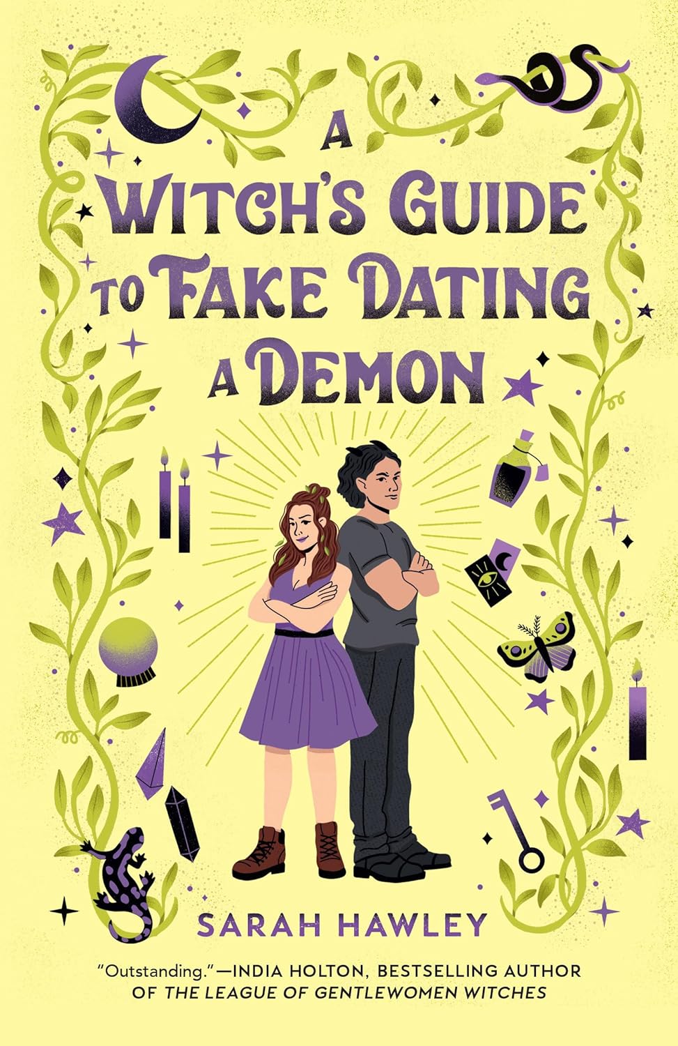 A Witch's Guide to Fake Dating a Demon (Glimmer Falls #1)