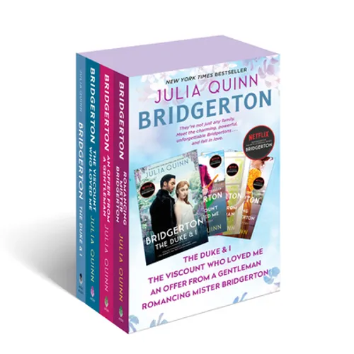 Bridgerton Boxed Set 1-4: The Duke and I/The Viscount Who Loved Me/An Offer from a Gentleman/Romancing Mister Bridgerton - Paperback