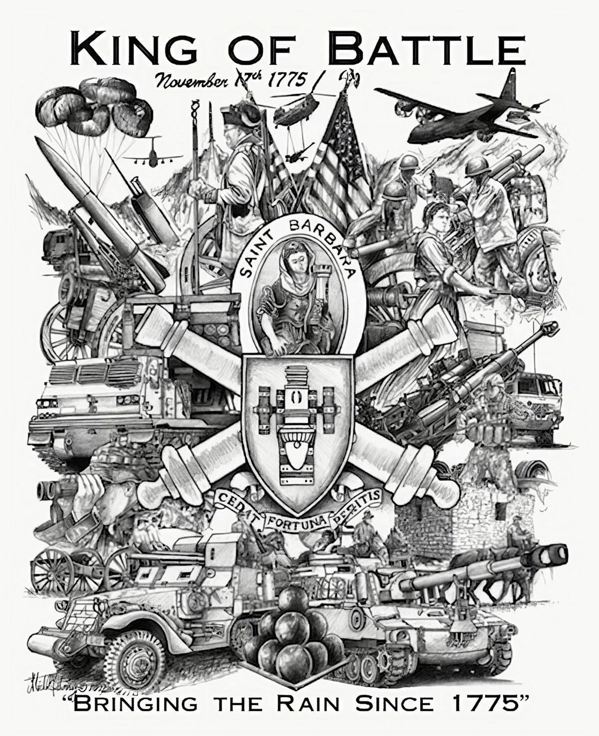 King of Battle - Art Print