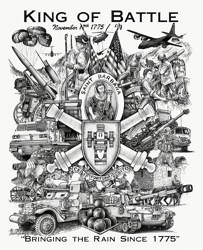 King of Battle - Art Print