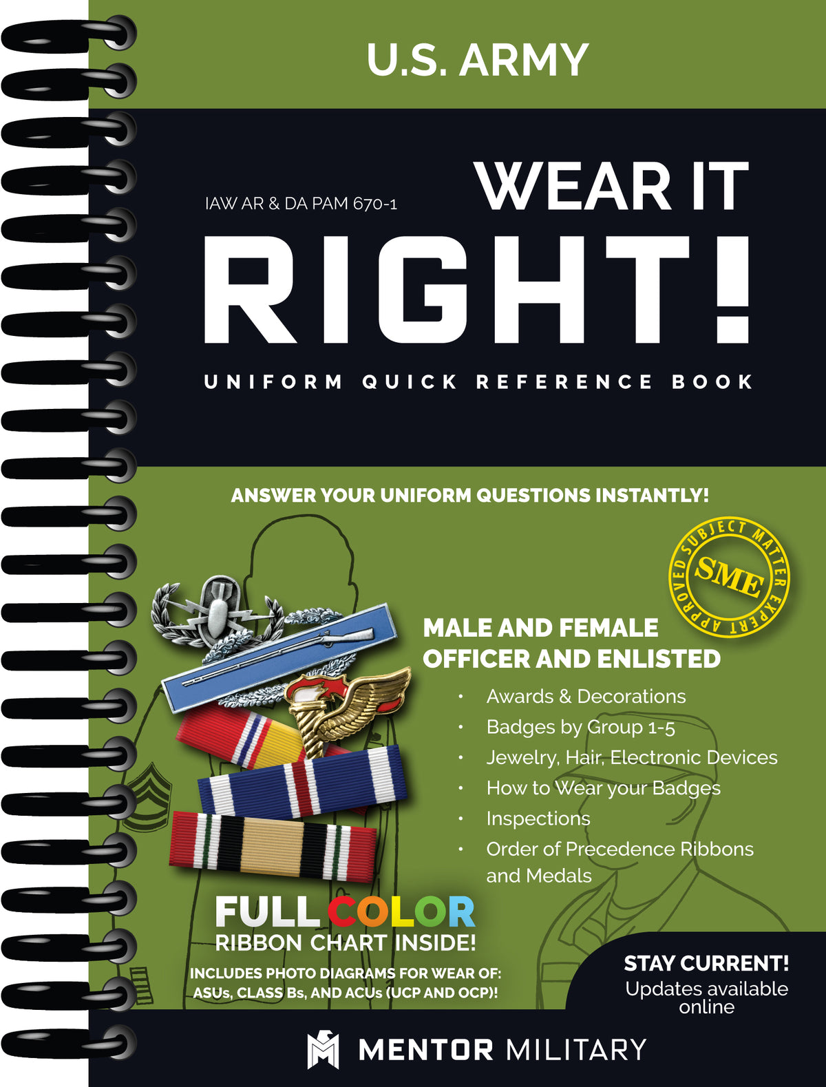 Wear It Right! - US Army Uniform Quick Reference Book